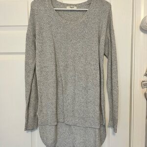 Madewell Gray Crew Neck Sweater